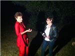 con Pamela Villoresi - Teatro Romano di Grumentum 19.7.2014
