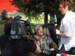 Potenza - Ferragosto 2005 - servizio per Tgr con i Vigili del Fuoco